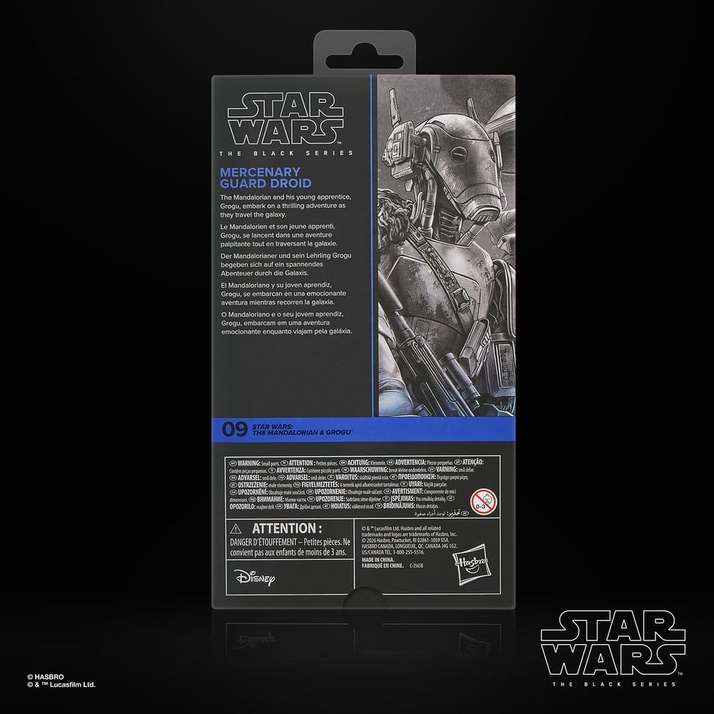 Star Wars: The Mandalorian & Grogu Black Series Actionfigur Mercenary Guard Droid 15 cm