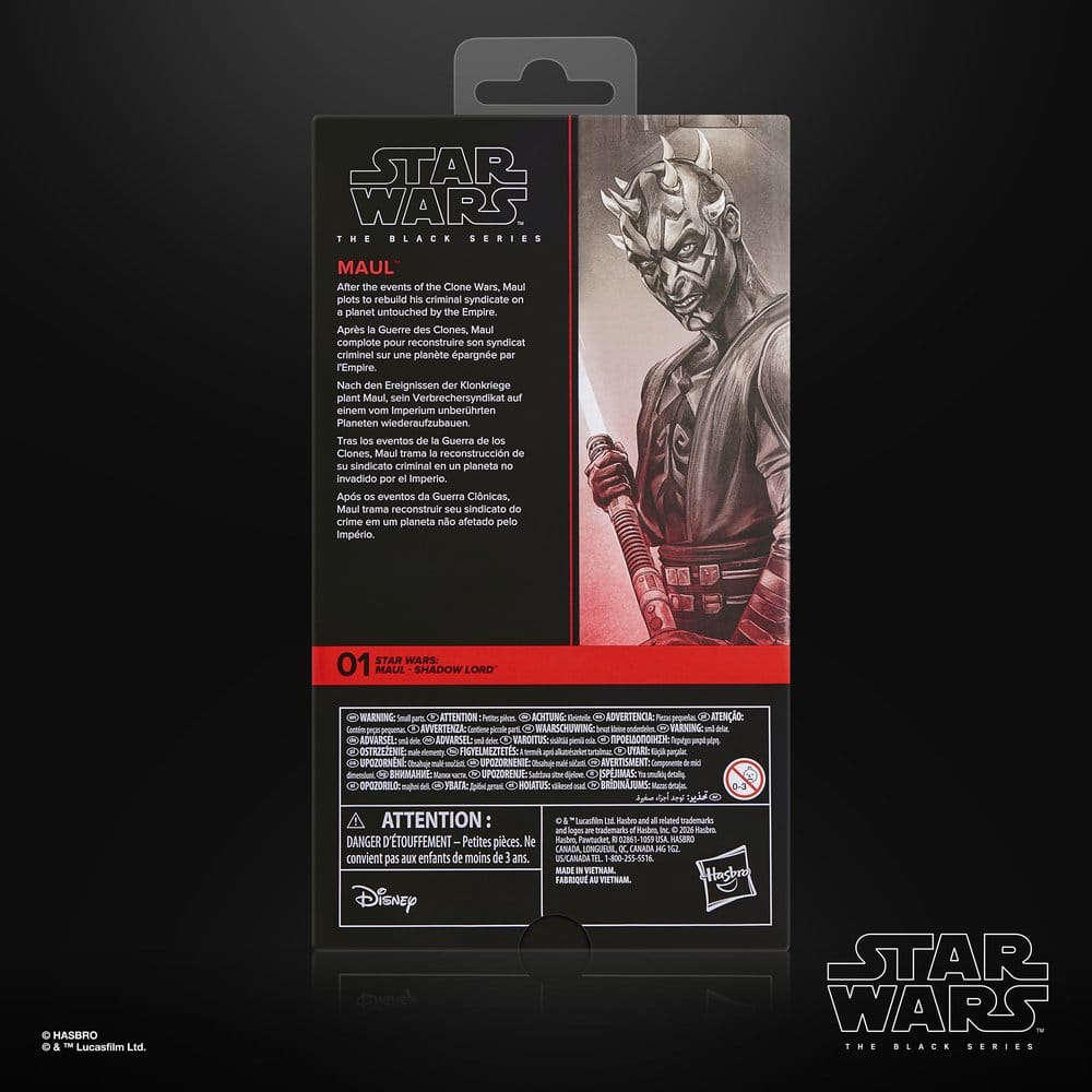 Star Wars: Maul - Shadow Lord Black Series Actionfigur Maul 15 cm
