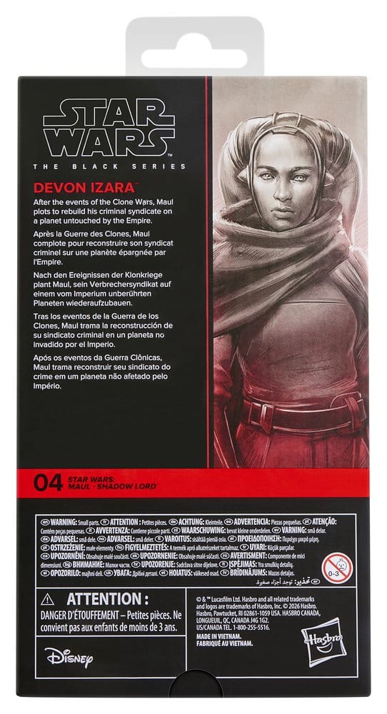 Star Wars: Maul - Shadow Lord Black Series Actionfigur Devon Izara 15 cm