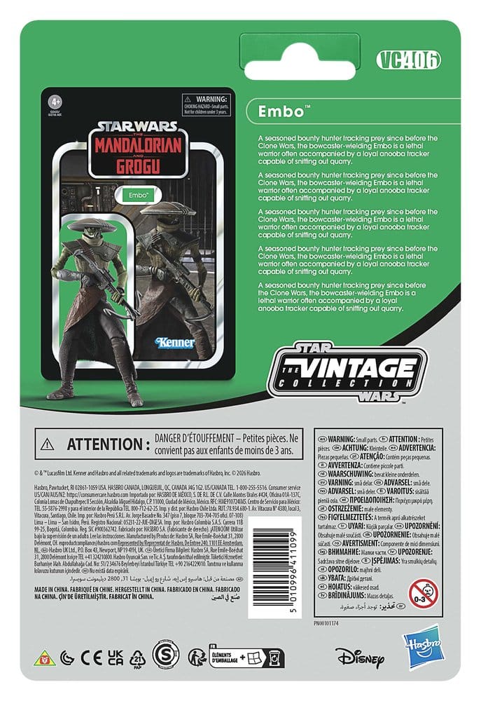 Star Wars: The Mandalorian and Grogu Vintage Collection Actionfigur Embo 10 cm