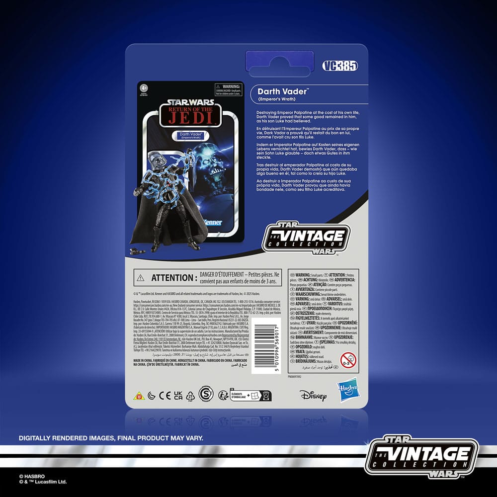Star Wars Episode VI Vintage Collection Actionfigur Darth Vader (Emperor's Wrath) 10 cm