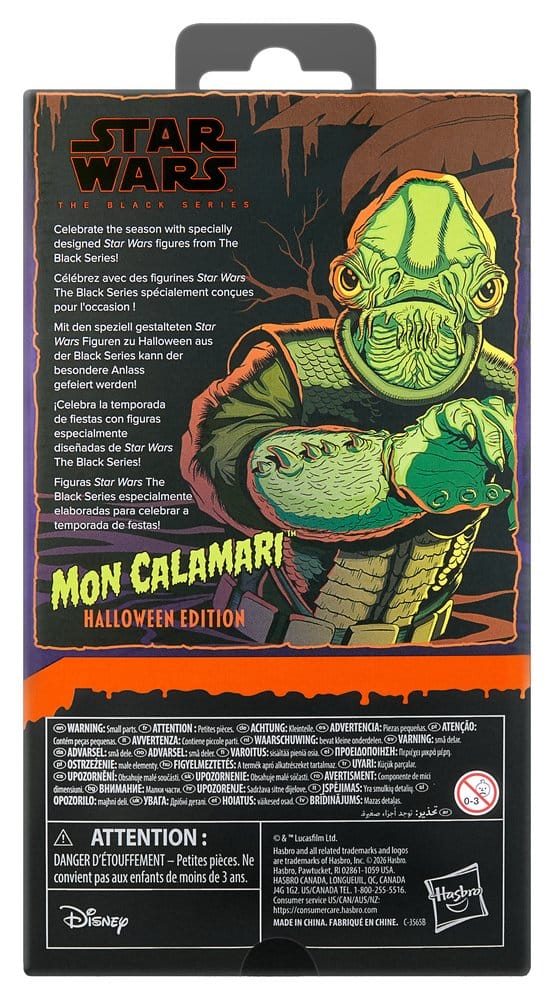 Star Wars Black Series Actionfigur Mon Calamari (Halloween Edition) 15 cm