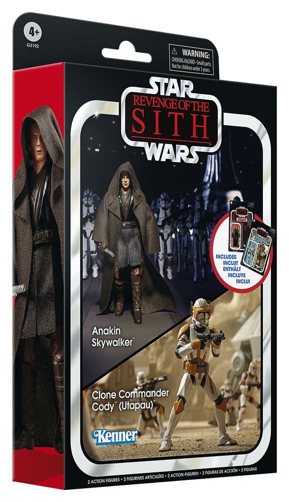 Star Wars Episode III Vintage Collection Actionfiguren 2er-Pack Anakin Skywalker & Clone Commander Cody (Utapau) 10 cm