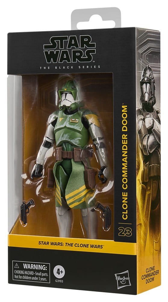Star Wars: The Clone Wars Black Series Actionfigur Clone Commander Doom 15 cm