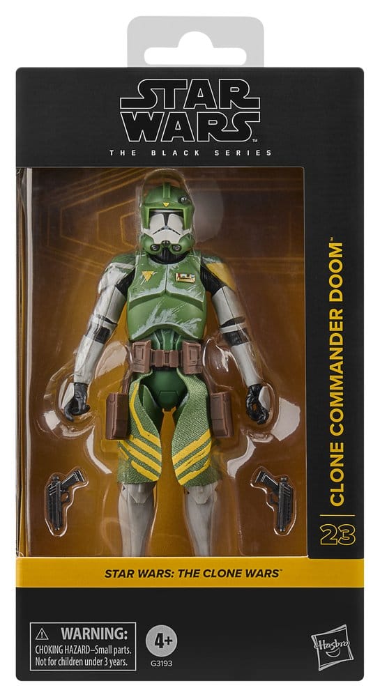 Star Wars: The Clone Wars Black Series Actionfigur Clone Commander Doom 15 cm
