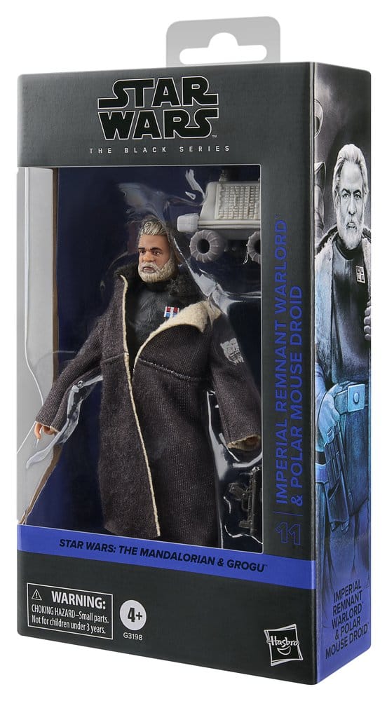 Star Wars: The Mandalorian & Grogu Black Series Actionfigur Imperial Remnant Warlord & Polar Mouse Droid 15 cm