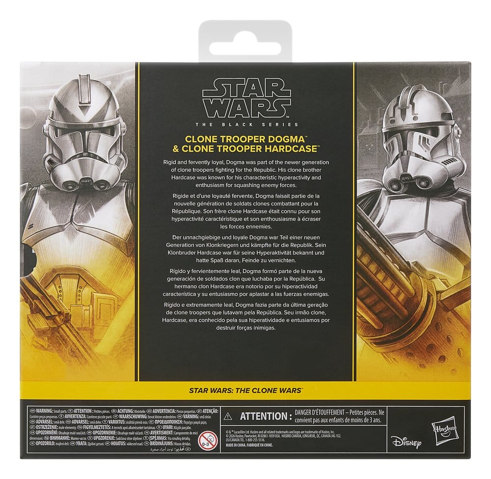Star Wars: The Clone Wars Black Series Actionfiguren 2er-Pack Clone Troopers Dogma & Hardcase 15 cm