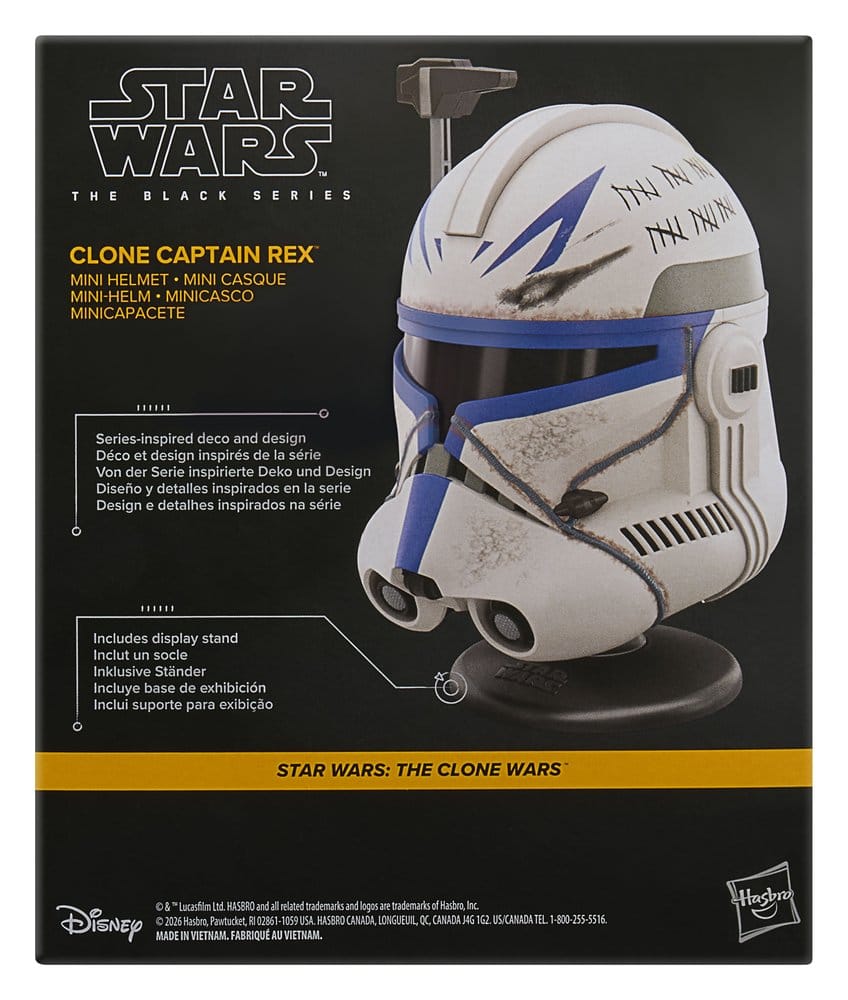 Star Wars: The Clone Wars Black Series Mini-Helm Klon Captain Rex 15 cm