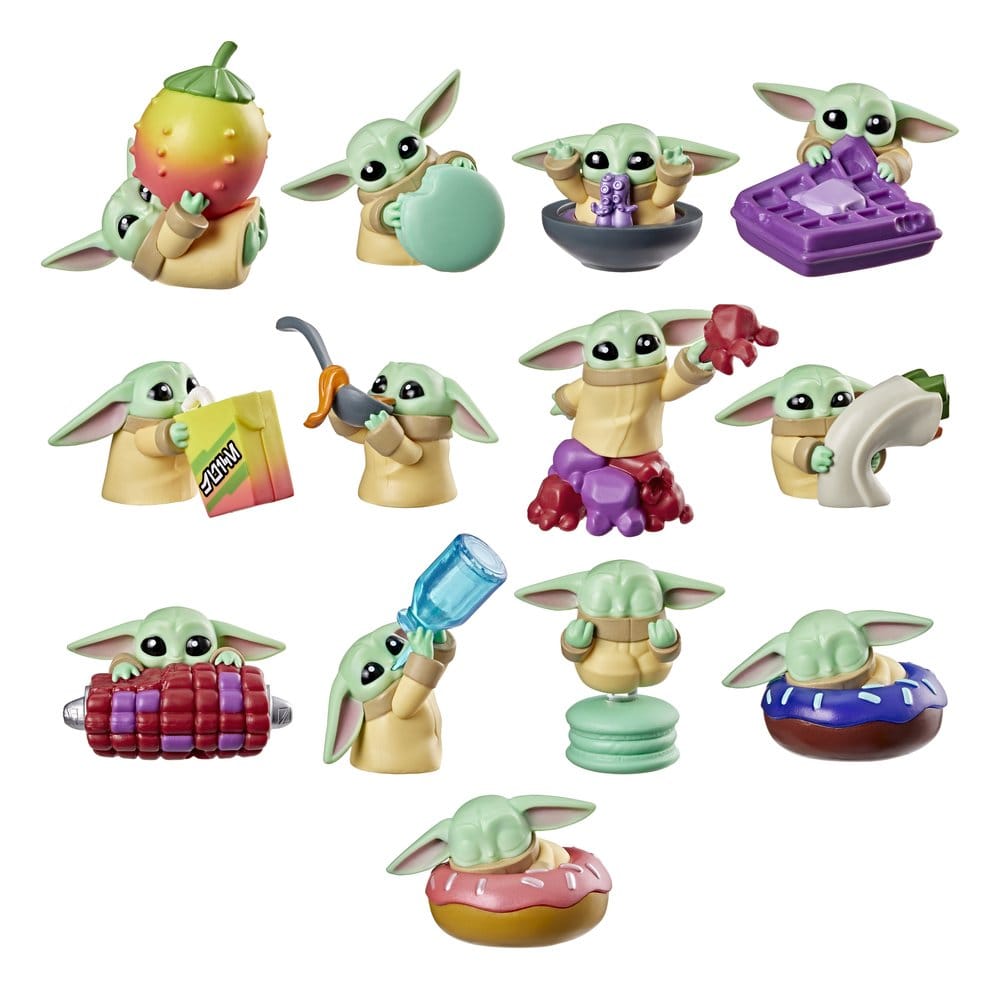 Star Wars Minifiguren 4 cm Grogu Snack Attack Series 1 Blind Box Display (24)