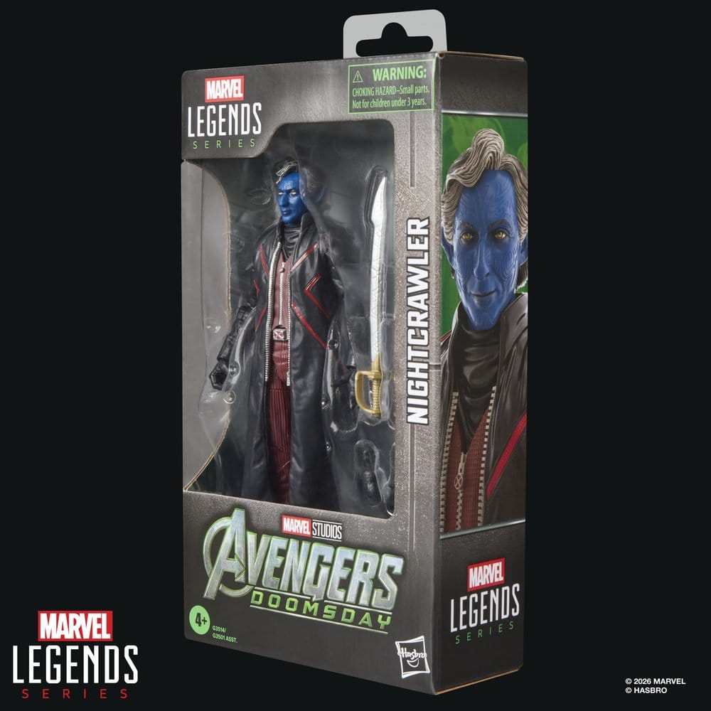 Avengers: Doomsday Marvel Legends Actionfigur Nightcrawler 15 cm