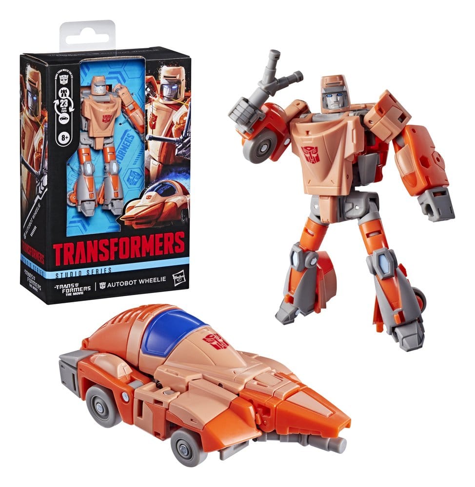 Transformers – Der Kampf um Cybertron Transformers Studio Series Deluxe Class Actionfigur Autobot Wheelie 11 cm