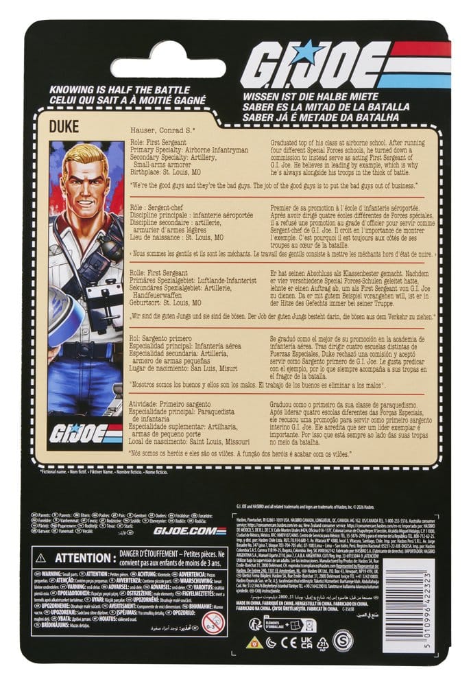 G.I. Joe Classified Series Retro Actionfigur Duke 15 cm