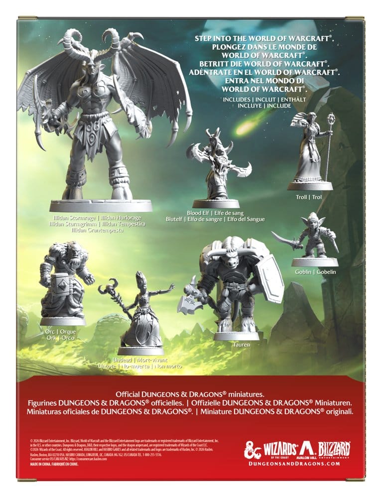 Dungeons & Dragons x World of Warcraft Miniaturen Set 1