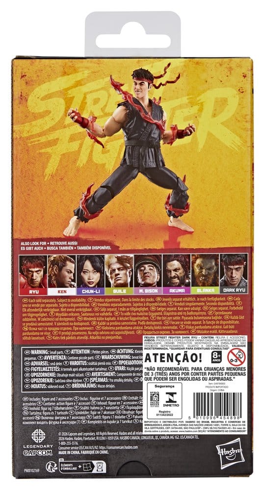 Street Fighter Actionfigur Dark Ryu 15 cm