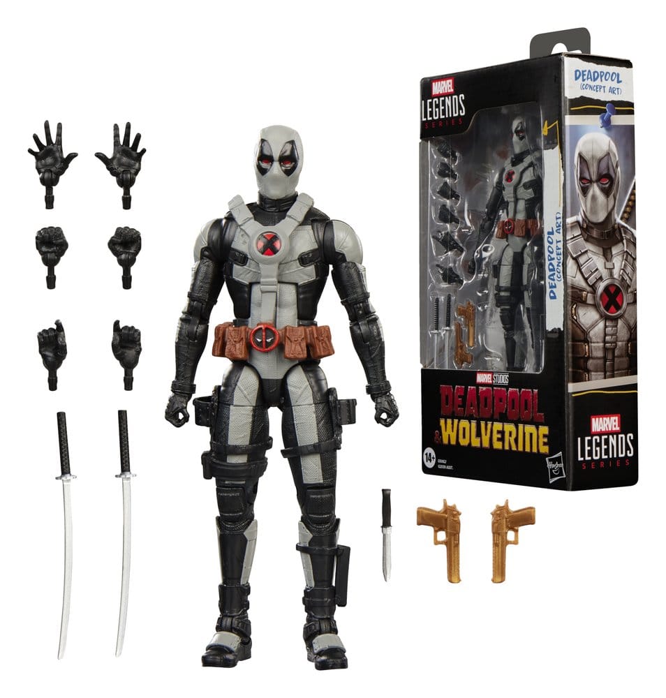 Deadpool & Wolverine Marvel Legends Actionfigur Deadpool (Concept Art) 15 cm
