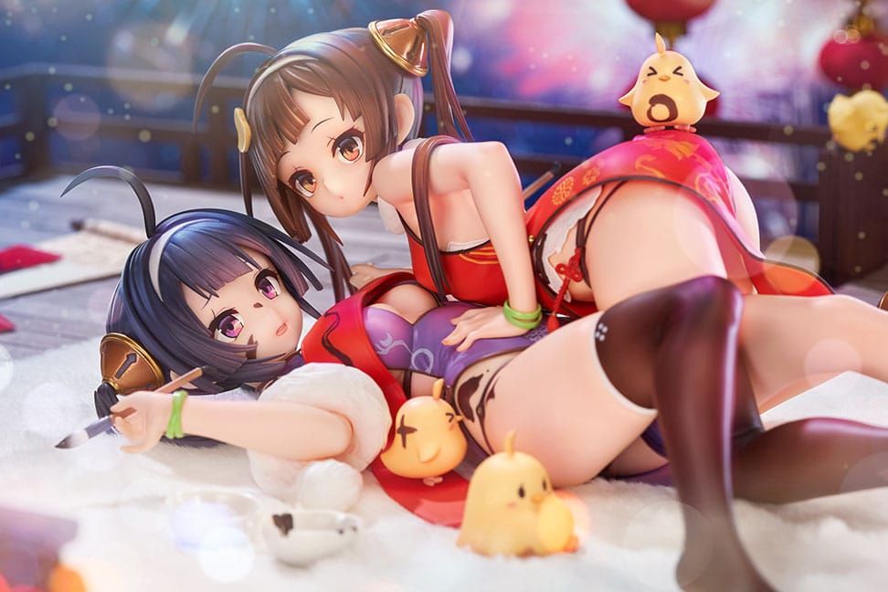 Azur Lane PVC Statue 1/7 Ping Hai & Ning Hai 12 cm
