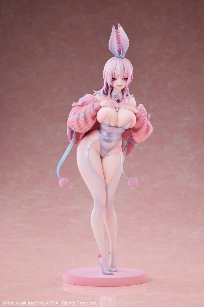 Original Character PVC Statue 1/6 Knit Bunny Girl illustration by CheLA77 30 cm
