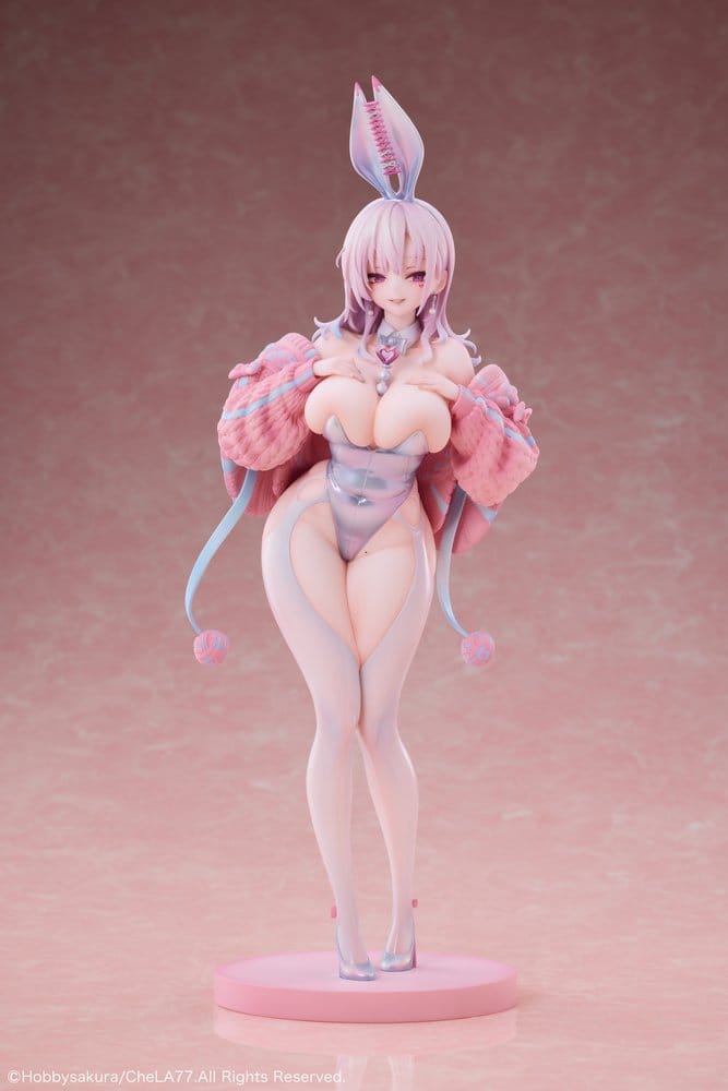 Original Character PVC Statue 1/6 Knit Bunny Girl illustration by CheLA77 Deluxe Edition 30 cm