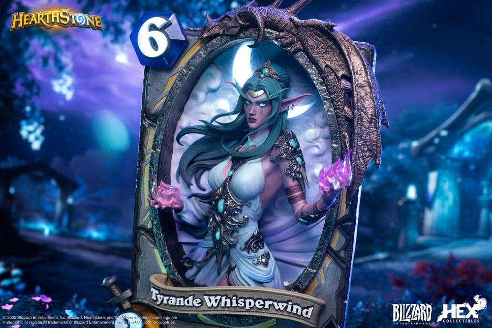 Hearthstone 3D Art Frame Statue Tyrande Whisperwind 31 cm