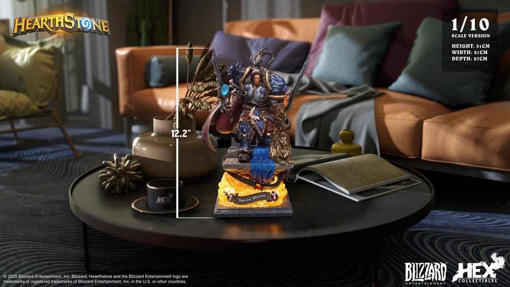 Hearthstone Statue 1/10 Varian Wrynn 31 cm