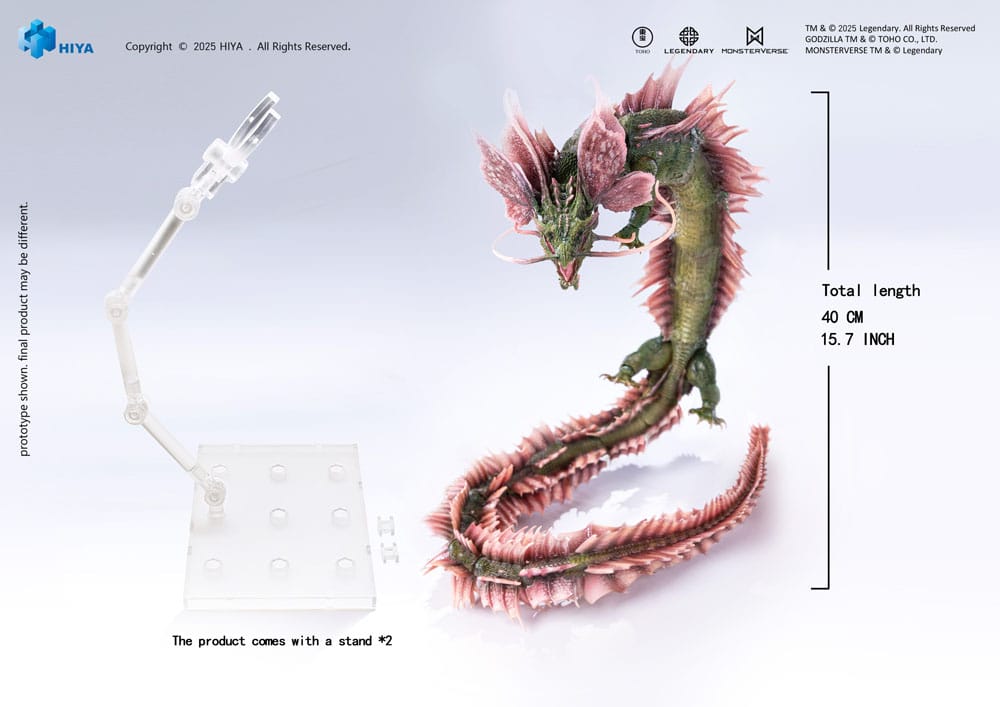 Godzilla x Kong The New Empire Exquisite Basic Actionfigur Tiamat 40 cm