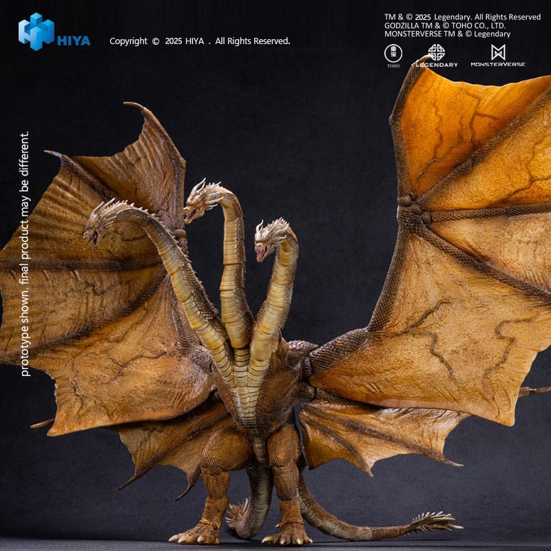 Godzilla: King of the Monsters 2019 Exquisite Basic Actionfigur King Ghidorah 2.0 25 cm