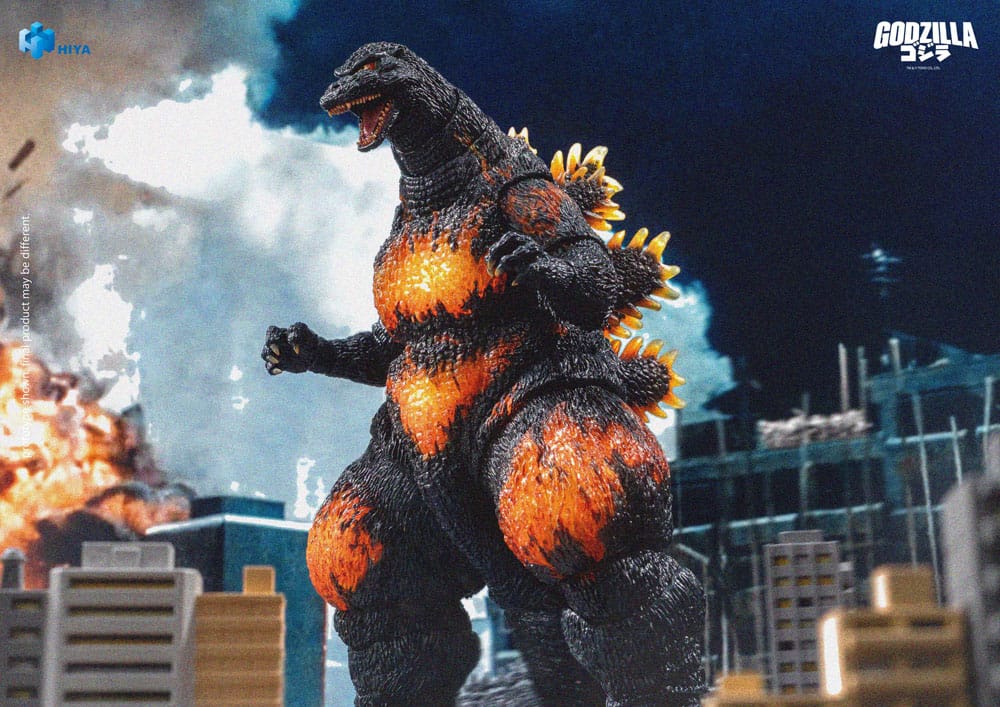 Godzilla vs. Destoroyah (1995) Exquisite Basic Actionfigur Burning Godzilla 18 cm