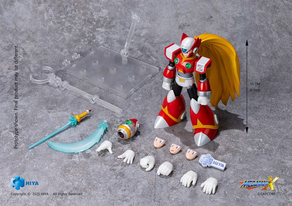 Mega Man X Exquisite Basic Actionfigur Zero 15 cm