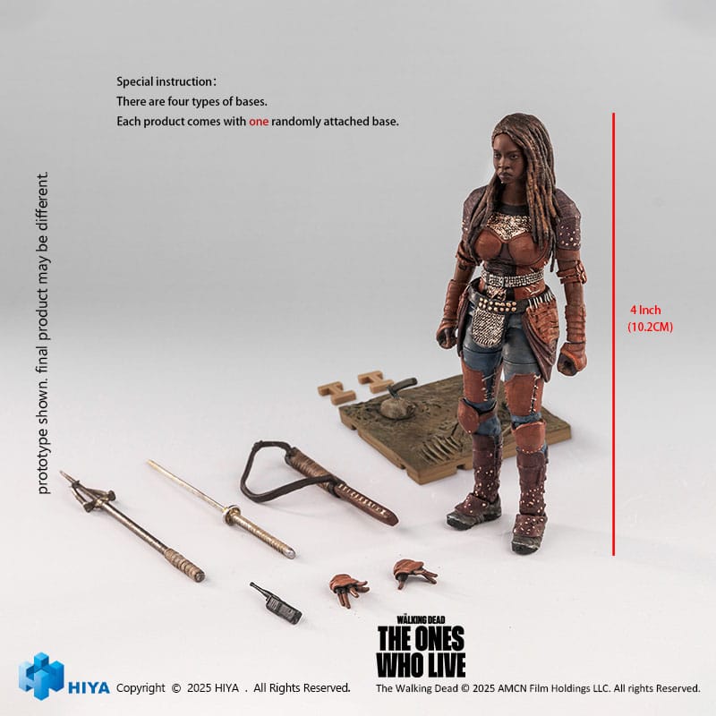 The Walking Dead: The Ones Who Lived Exquisite Mini Actionfigur 1/18 Michonne 10 cm