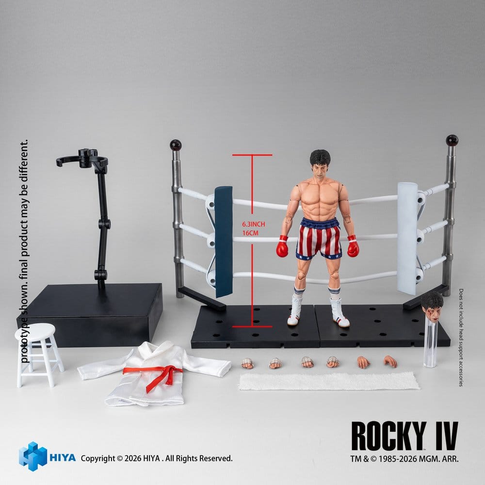 Rocky IV Exquisite Super Series Actionfigur 1/12 Rocky Boxer Version 16 cm