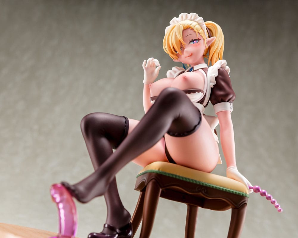 Original Character PVC Statue 1/6 Elf Maid's Sexual Servicing Louche 18 cm