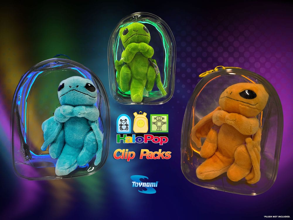 HaloPop Kristallklare Display-Tasche LED Glow Lighting (Pink) 18 cm Sortiment (6)