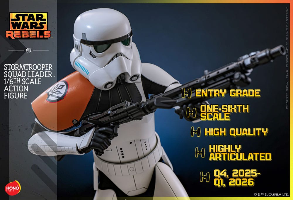 Star Wars: Rebels Actionfigur 1/6 Stormtrooper Squad Leader 28 cm