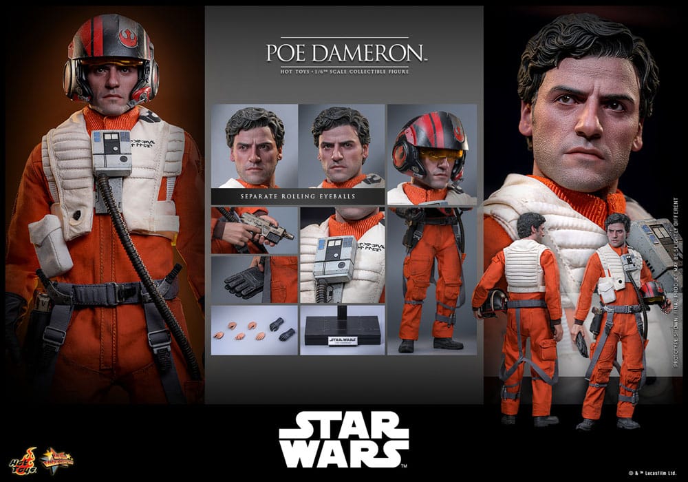 Star Wars Actionfigur 1/6 Poe Dameron 30 cm