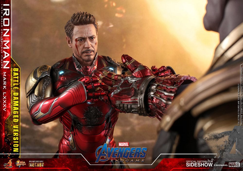 Avengers: Endgame Movie Masterpiece Diecast Actionfigur 1/6 Iron Man Mark LXXXV (Battle Damaged Version) Special Edition 32 cm