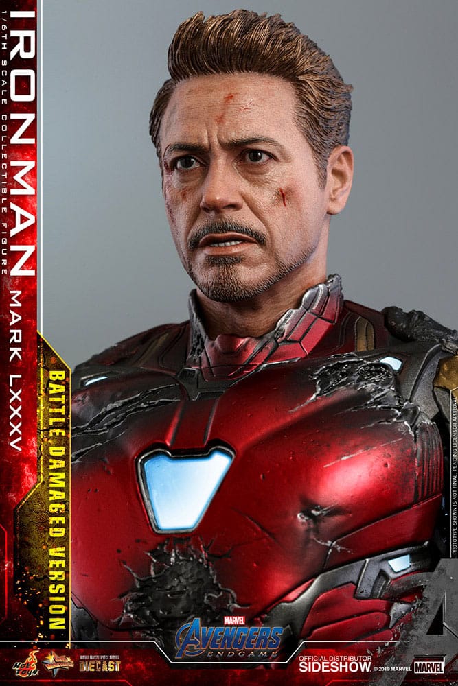 Avengers: Endgame Movie Masterpiece Diecast Actionfigur 1/6 Iron Man Mark LXXXV (Battle Damaged Version) Special Edition 32 cm