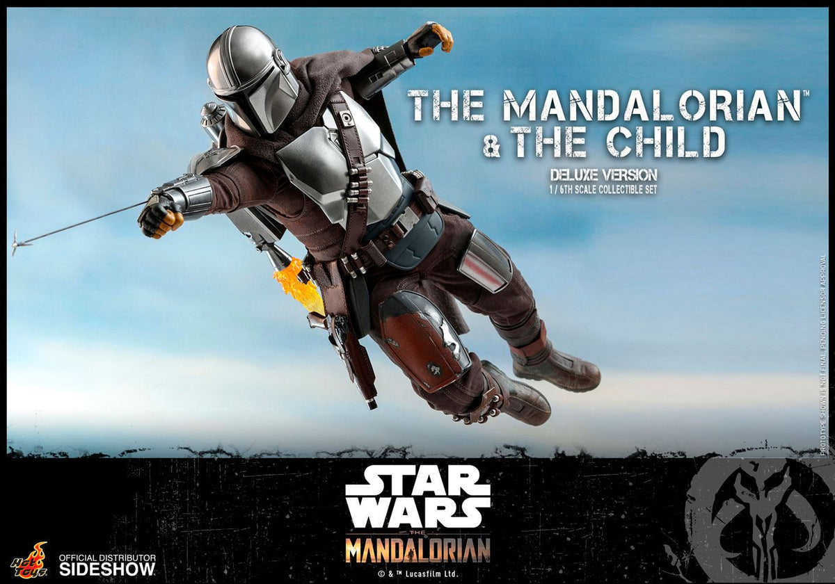 Star Wars The Mandalorian Actionfiguren Doppelpack 1/6 The Mandalorian & The Child Deluxe 30 cm