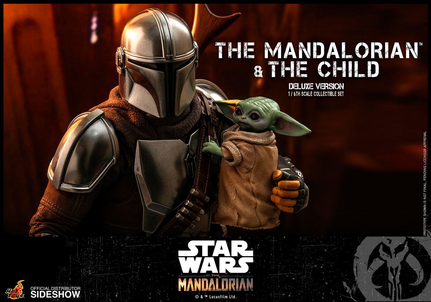Star Wars The Mandalorian Actionfiguren Doppelpack 1/6 The Mandalorian & The Child Deluxe 30 cm