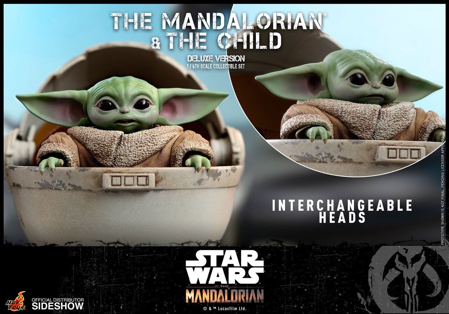 Star Wars The Mandalorian Actionfiguren Doppelpack 1/6 The Mandalorian & The Child Deluxe 30 cm