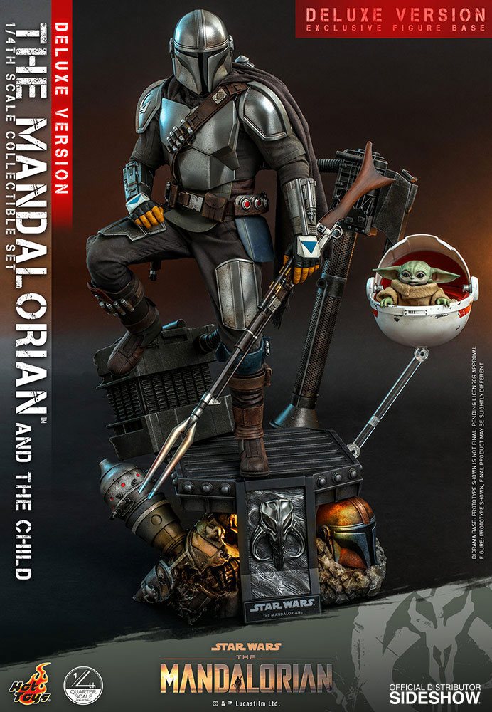 Star Wars The Mandalorian Actionfiguren Doppelpack 1/4 The Mandalorian & The Child Deluxe 46 cm