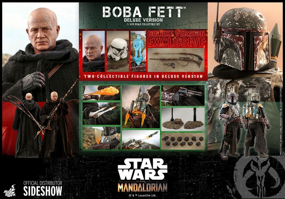 Star Wars The Mandalorian Actionfiguren Doppelpack 1/6 Boba Fett Deluxe 30 cm