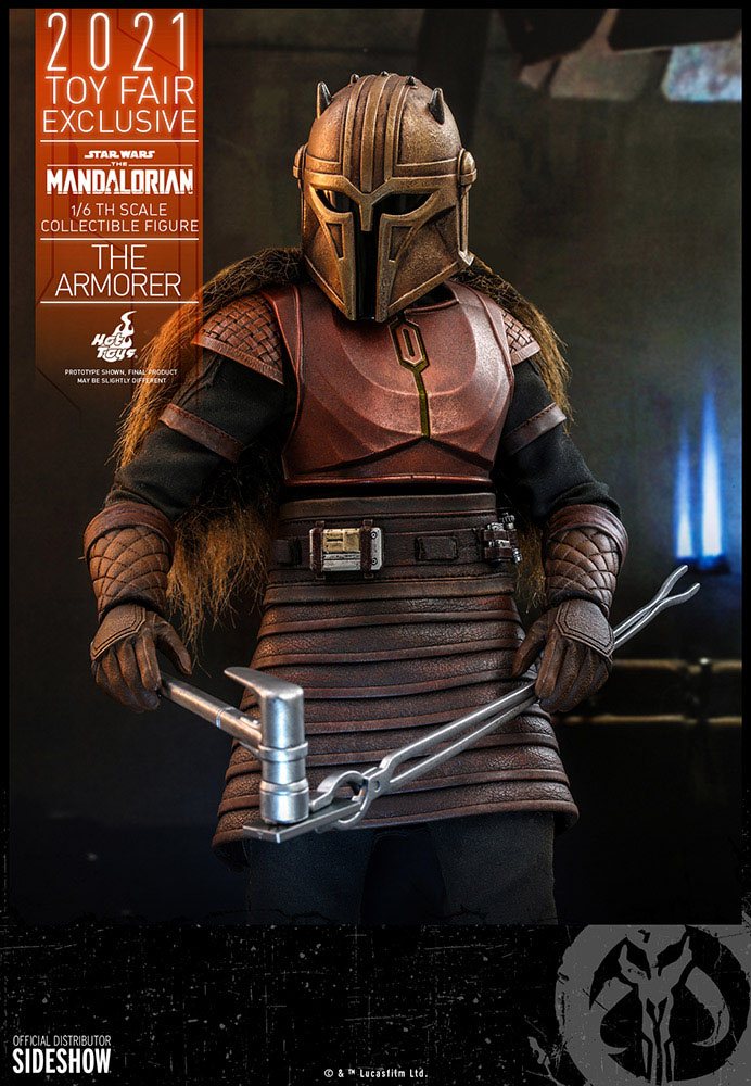 Star Wars The Mandalorian Actionfigur 1/6 The Armorer 2021 Toy Fair Exclusive 29 cm