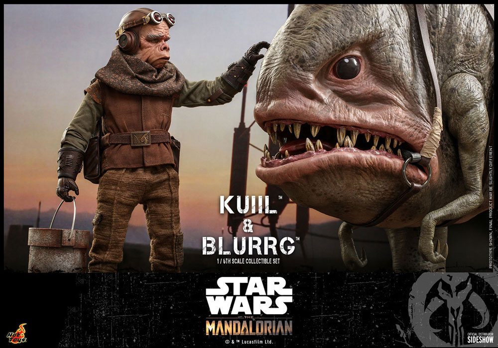 Star Wars The Mandalorian Actionfiguren Doppelpack 1/6 Kuiil & Blurrg 37 cm