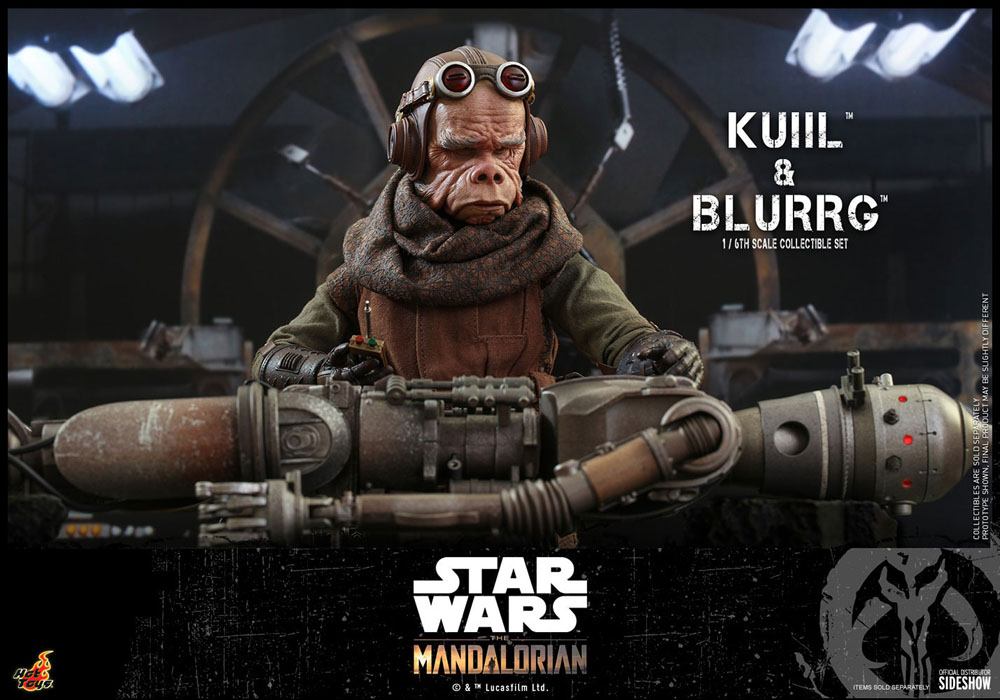 Star Wars The Mandalorian Actionfiguren Doppelpack 1/6 Kuiil & Blurrg 37 cm