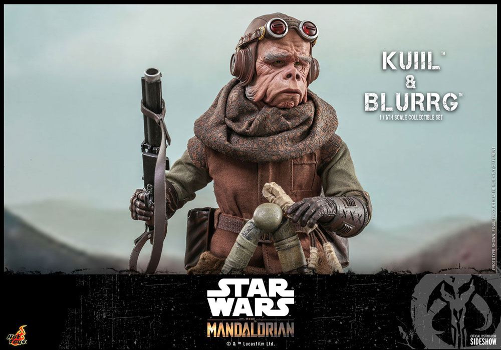 Star Wars The Mandalorian Actionfiguren Doppelpack 1/6 Kuiil & Blurrg 37 cm