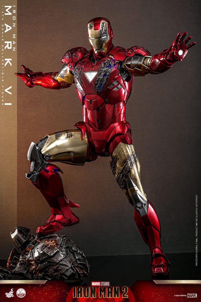 Iron Man 2 Actionfigur 1/4 Iron Man Mark VI 48 cm