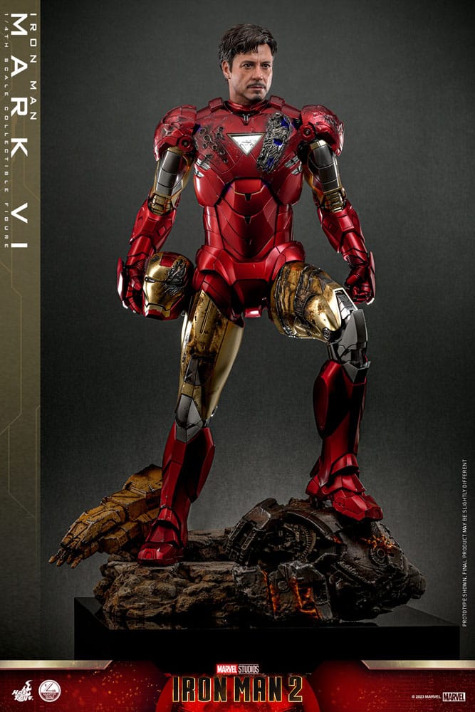 Iron Man 2 Actionfigur 1/4 Iron Man Mark VI 48 cm