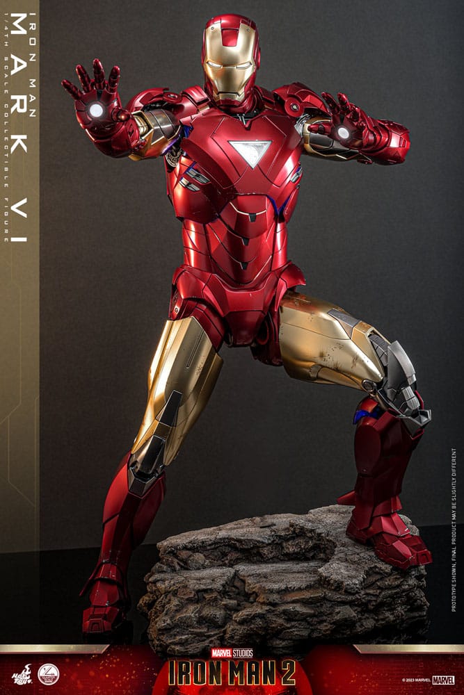 Iron Man 2 Actionfigur 1/4 Iron Man Mark VI 48 cm