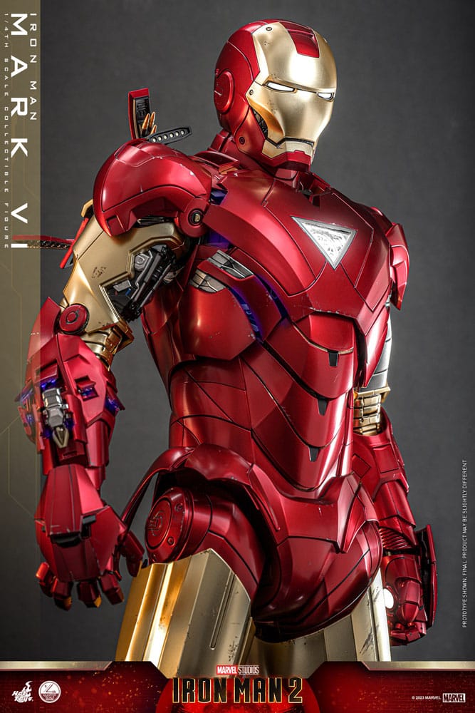 Iron Man 2 Actionfigur 1/4 Iron Man Mark VI 48 cm