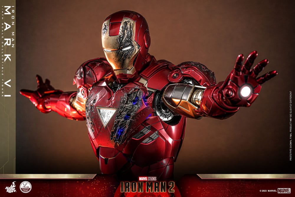 Iron Man 2 Actionfigur 1/4 Iron Man Mark VI 48 cm